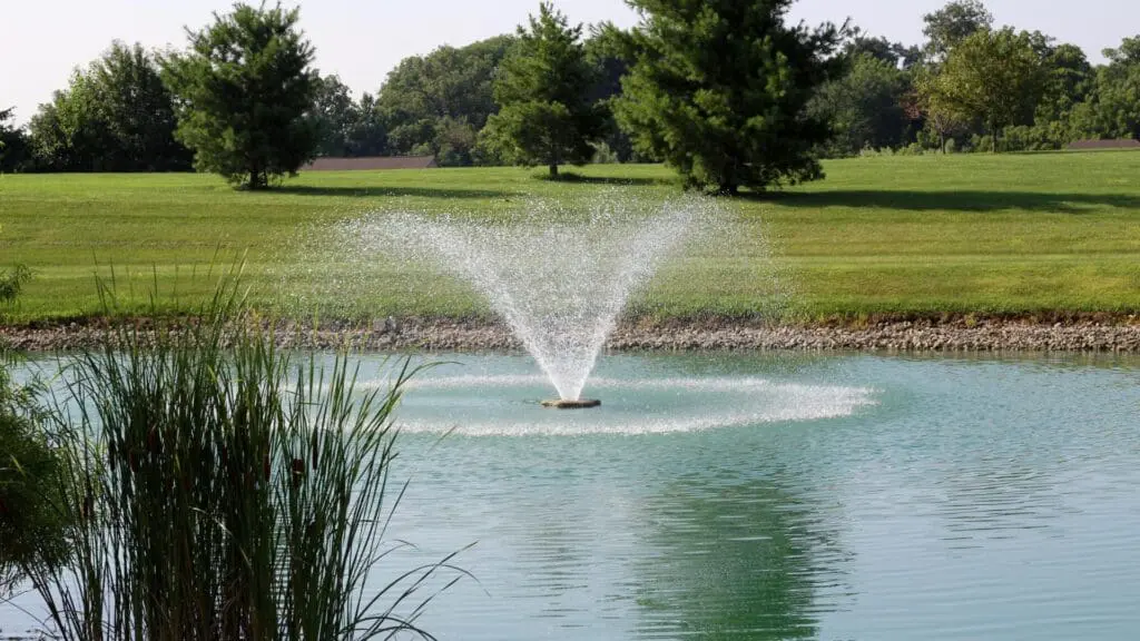 1 acre pond fountain