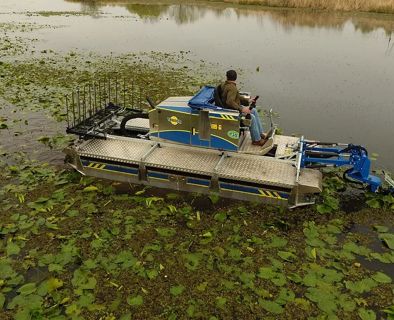 lake weed removal machines