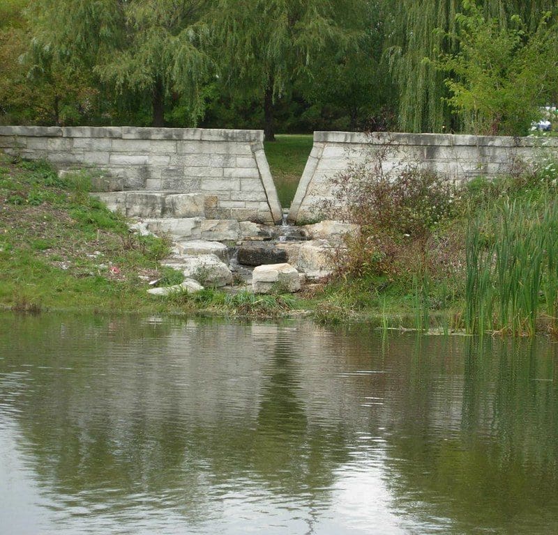 stormwater management pond