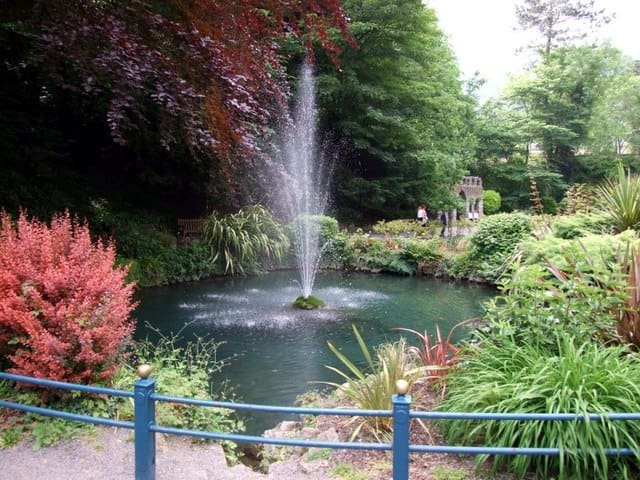 small pond fountain