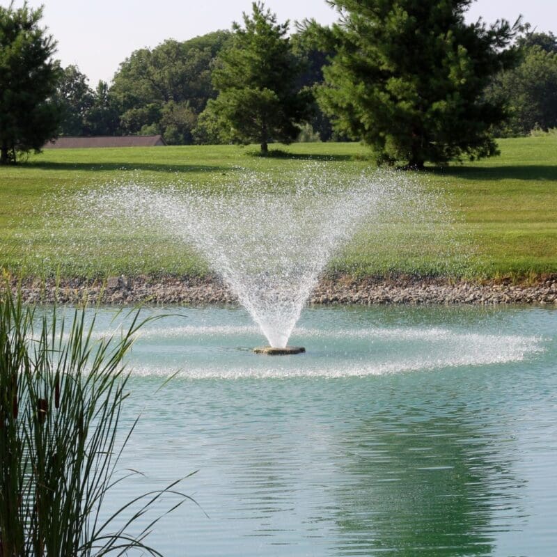 1 acre pond fountain